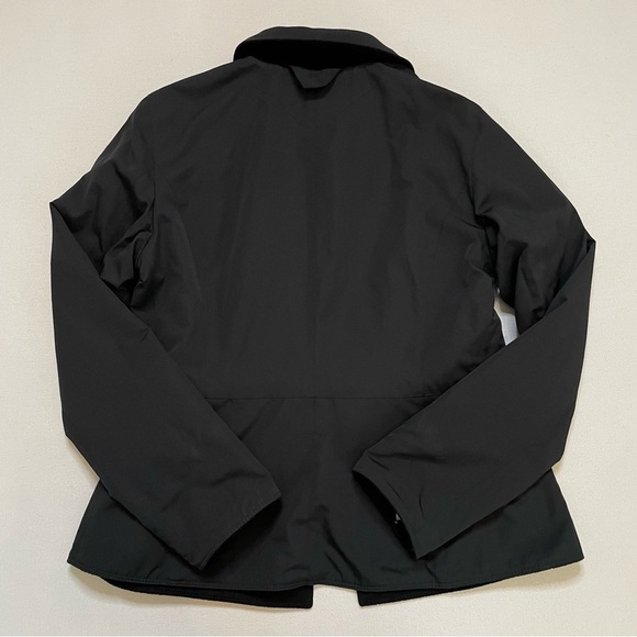 Max Mara Rainwear reversible black jacket sz 10 - Picture 10 of 15